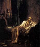 Eugene Delacroix Tasso in the Madhouse oil painting